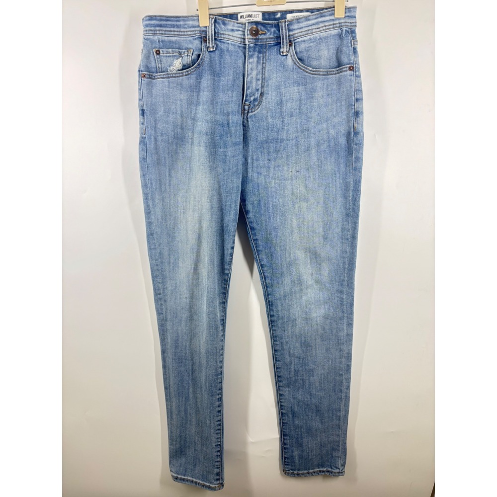 William Rast Mens Titan Athletic Taper Jeans‎ Light Wash Denim 32x32